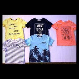 H&M Boys size 2-4 Short Sleeve Tops